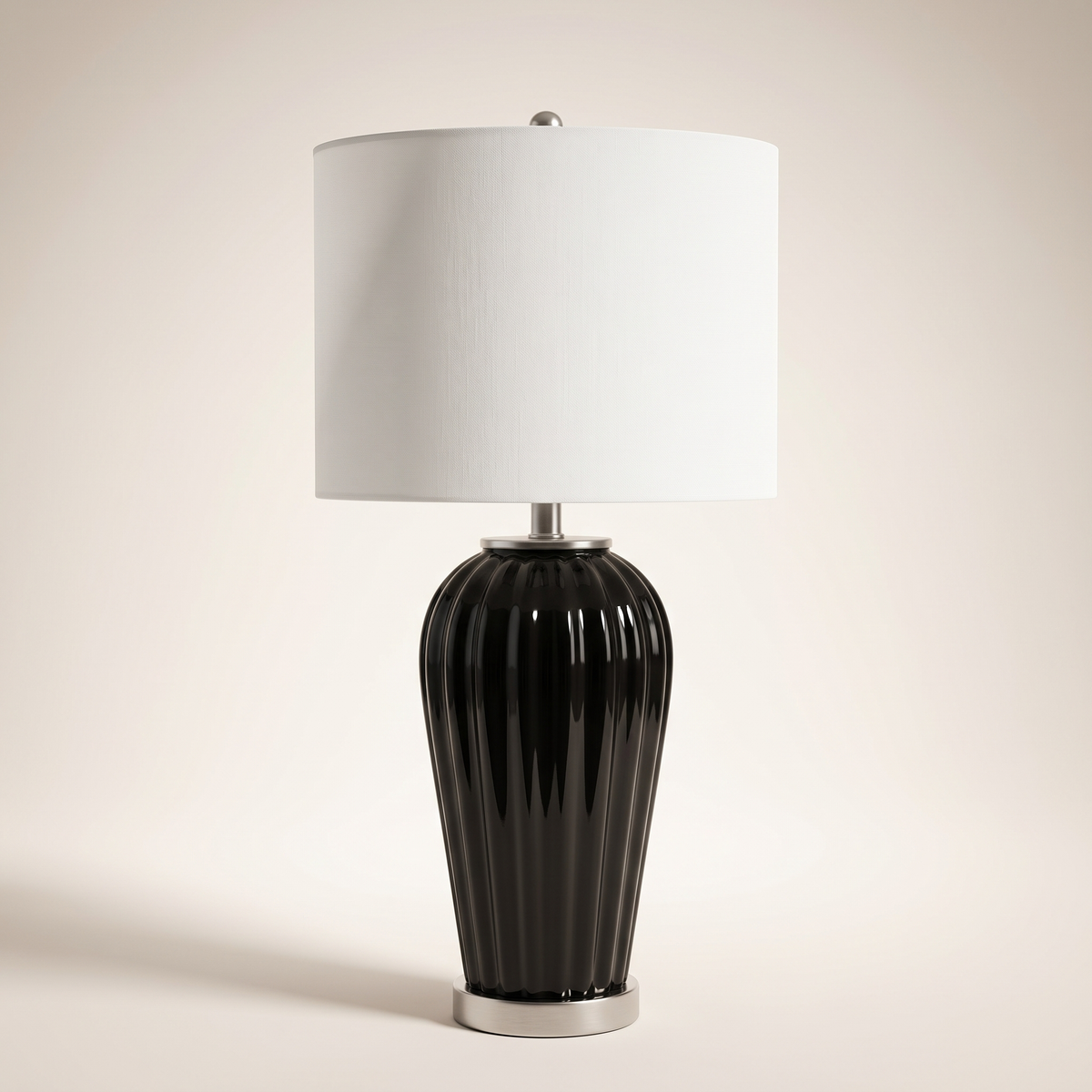 Black Table Lamp #TL0390, studio view