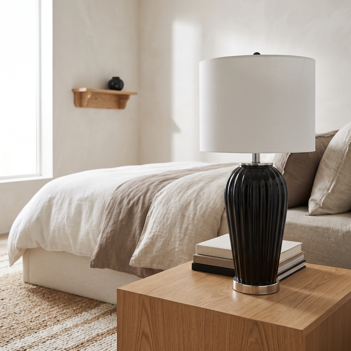 Black Table Lamp #TL0390, second room view