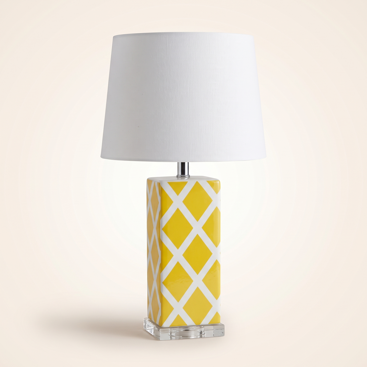 Yellow Table Lamp #TL0380, studio view