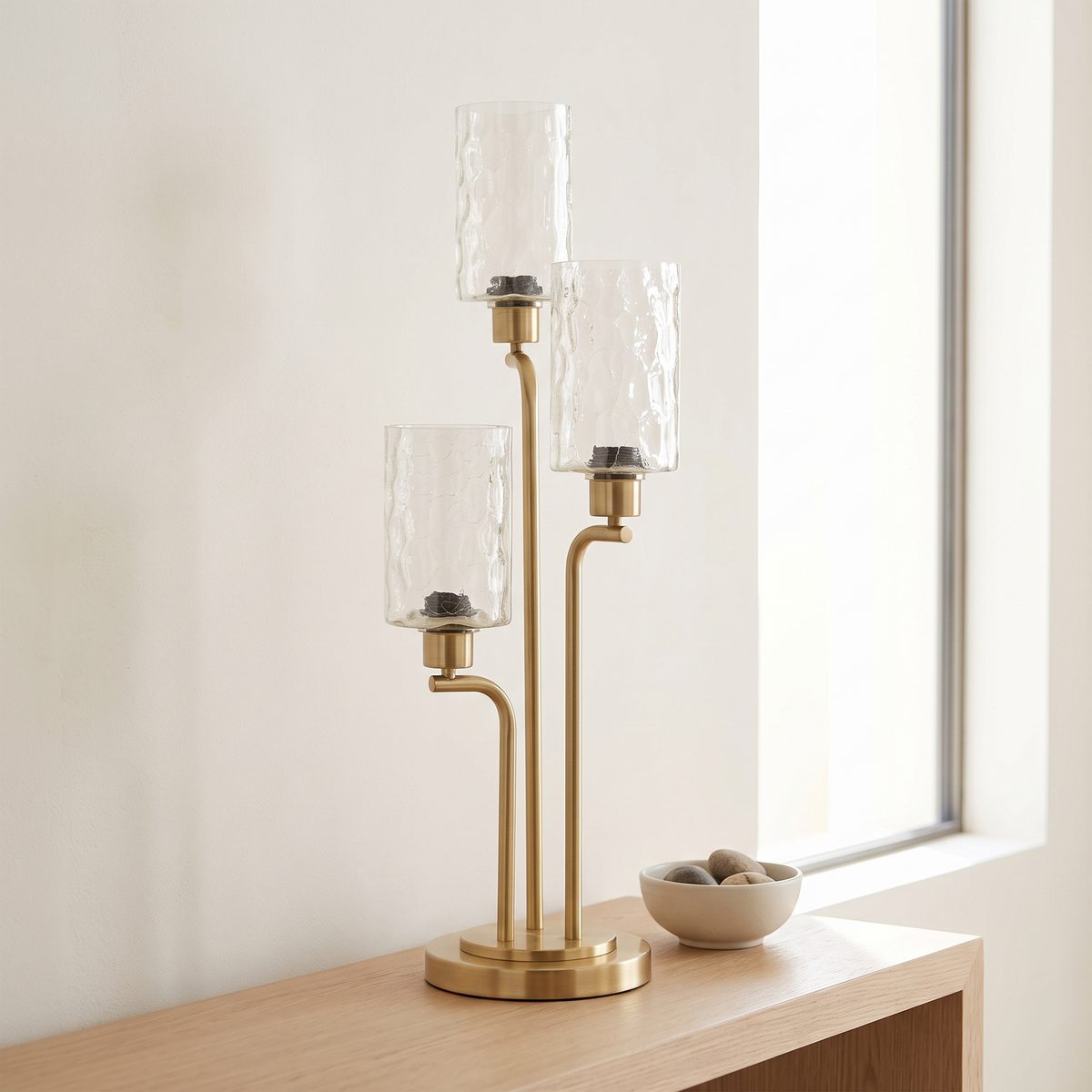 Three-Light Table Lamp #ML83537, second room view