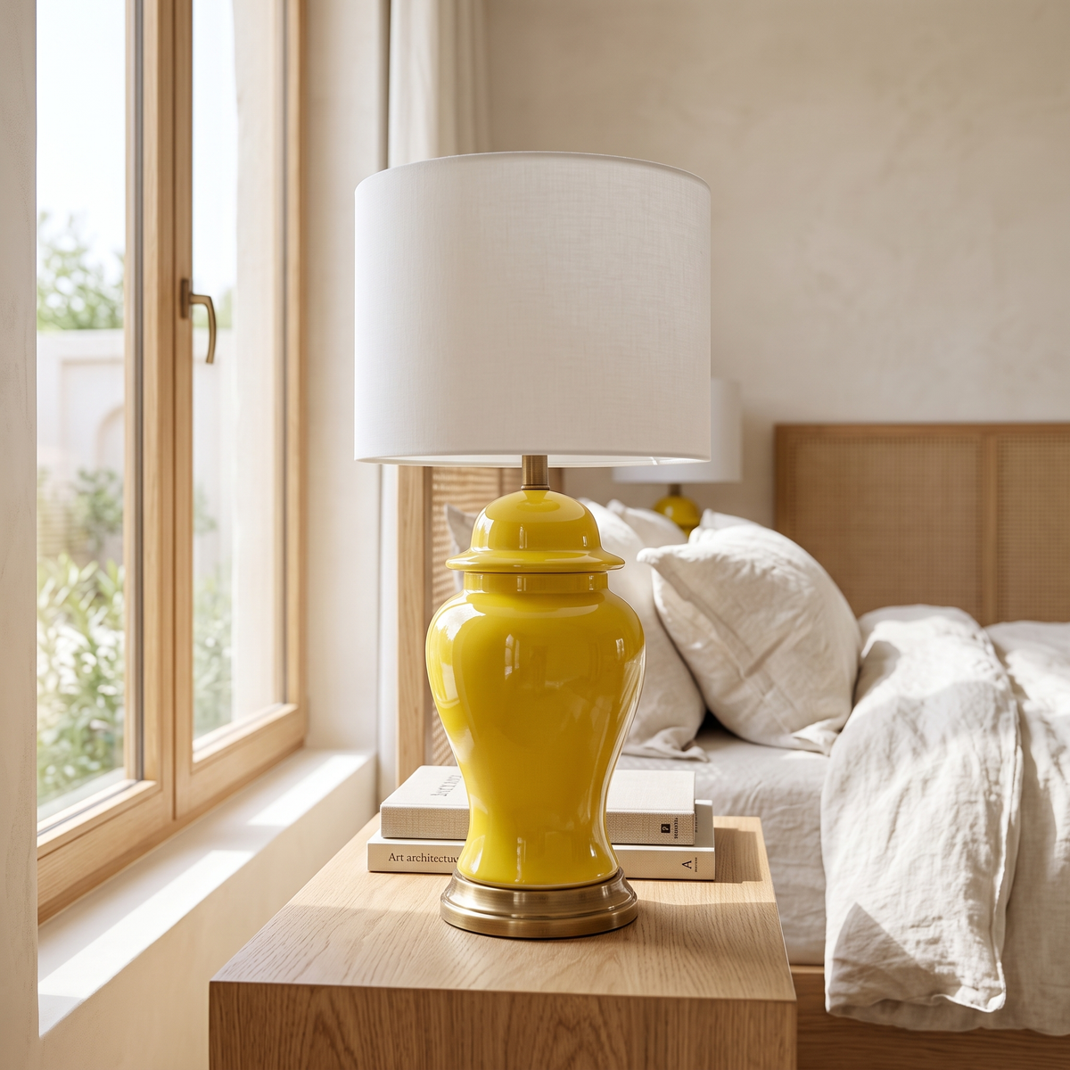 Yellow Table Lamp #TL0377, second room view