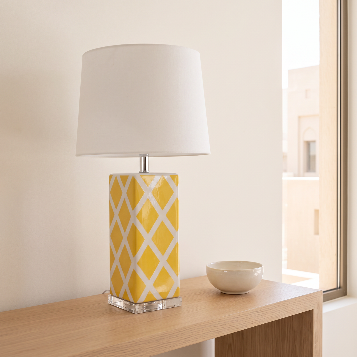 Yellow Table Lamp #TL0380, second room view
