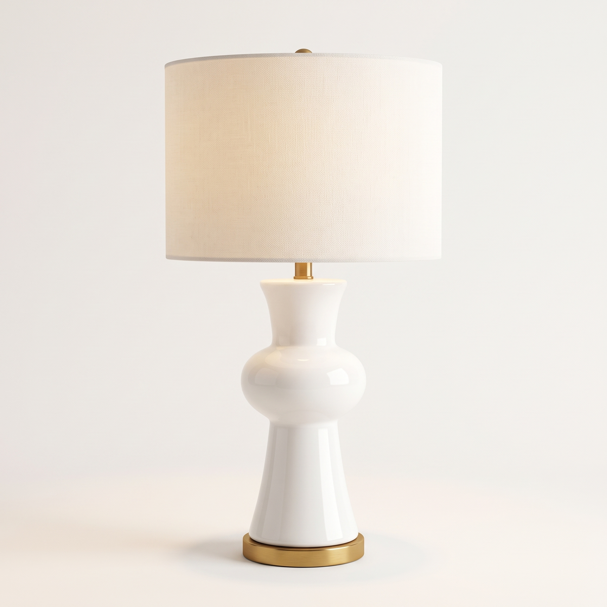 White Table Lamp #TL0394, studio view