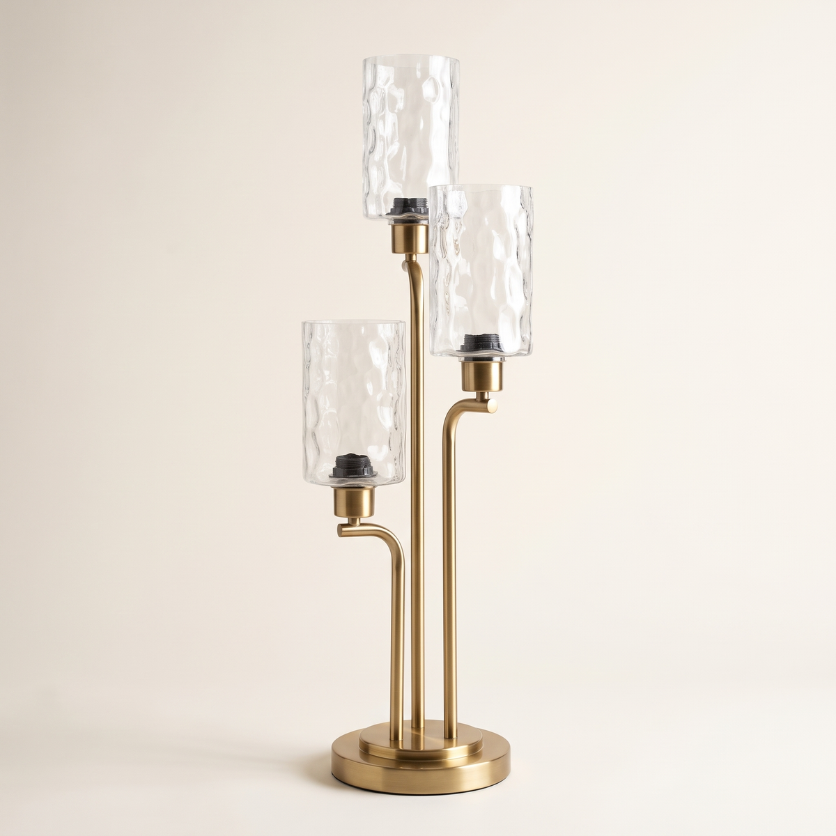 Three-Light Table Lamp #ML83537, studio view