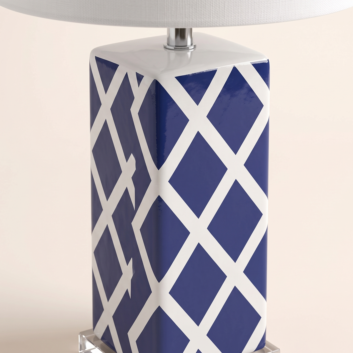 Blue Table Lamp #TL0382, material detail