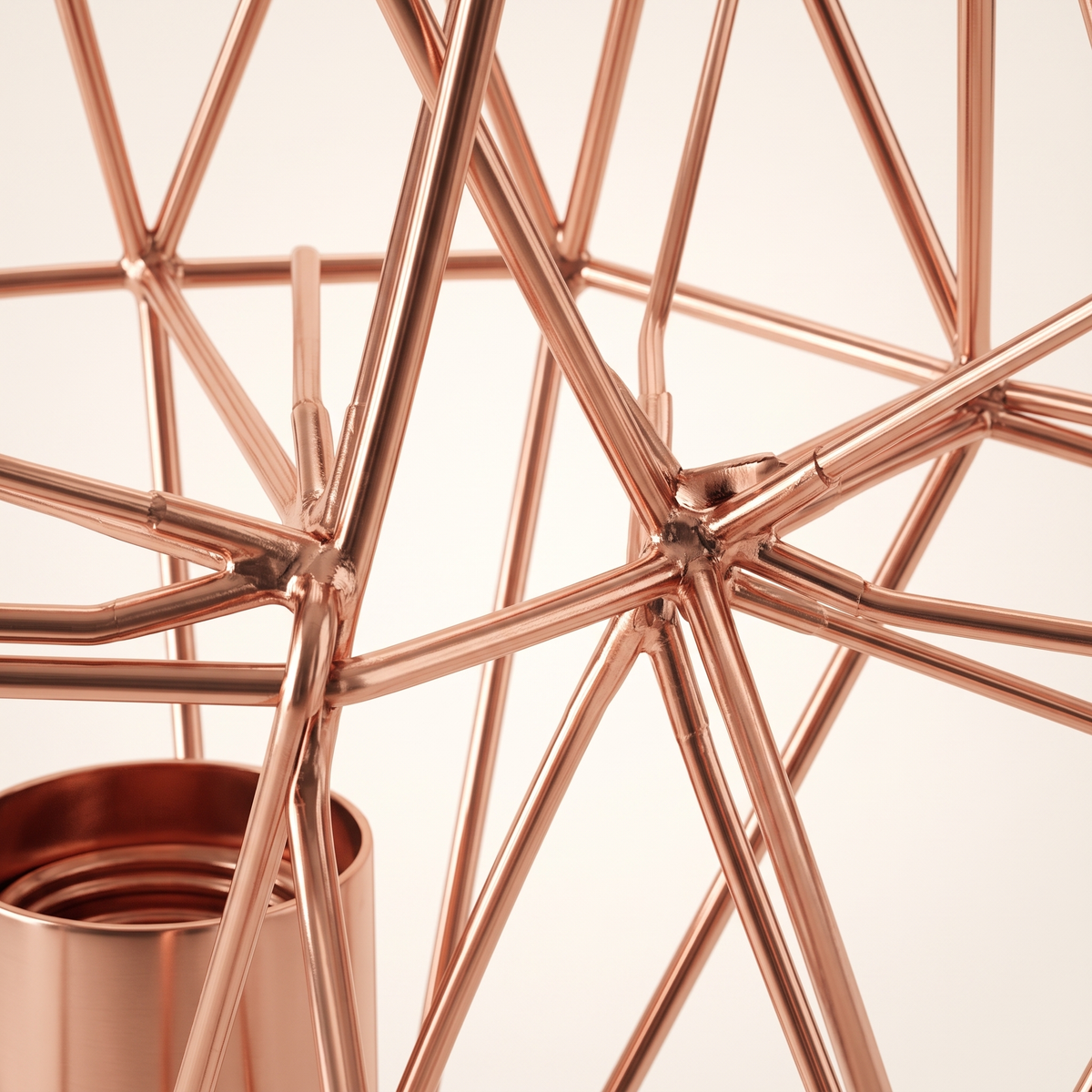 Diamond Wireframe Table Lamp #ML174015-TO, material detail
