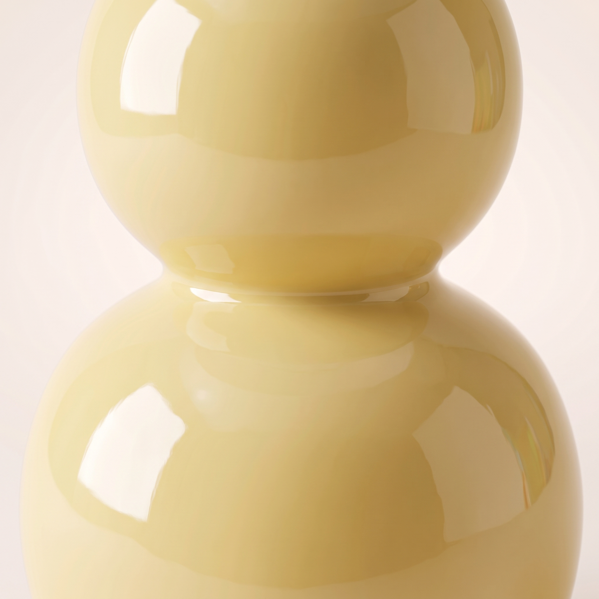 Yellow Stacked Sphere Table Lamp #TL0397, material detail