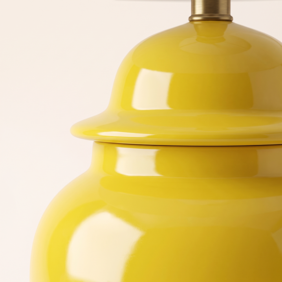 Yellow Table Lamp #TL0377, material detail
