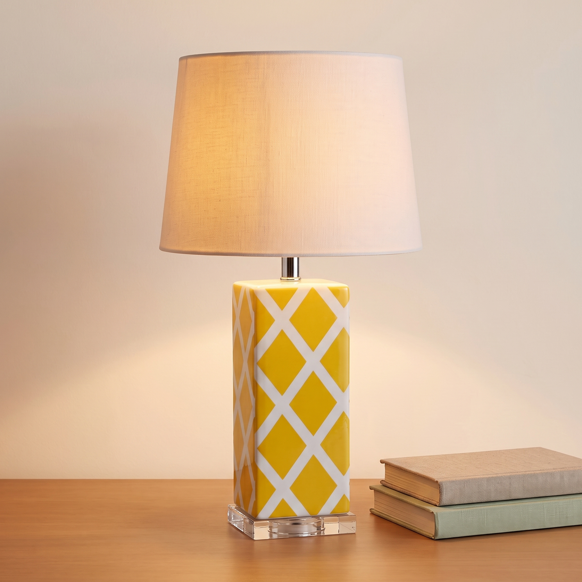 Yellow Table Lamp #TL0380, styled detail