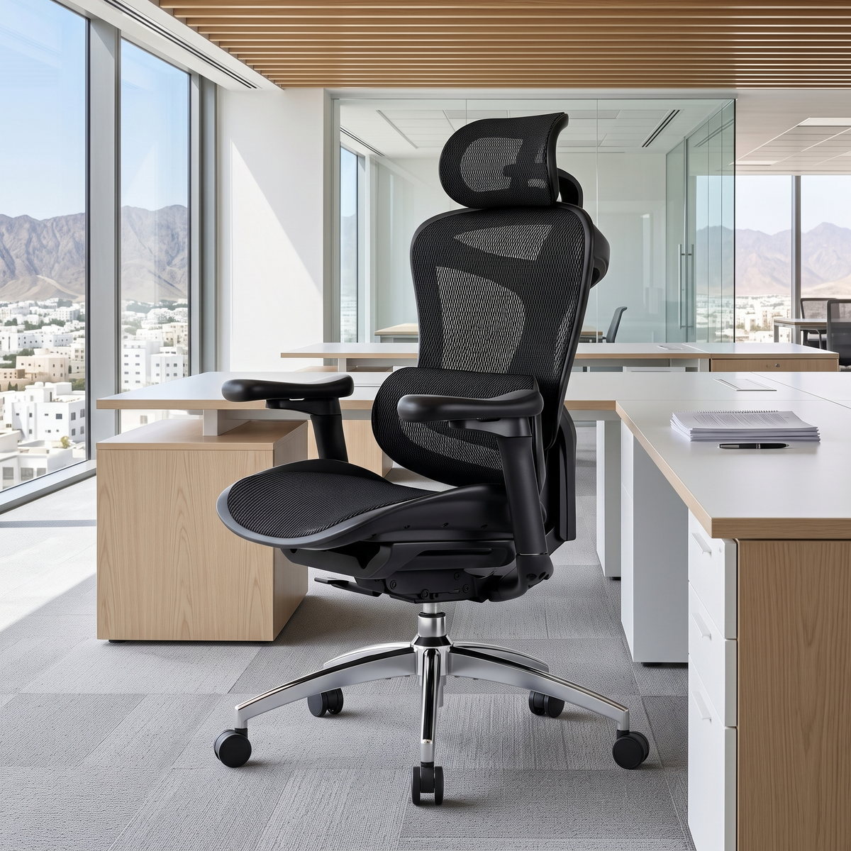 Office Chair #C300-B101 in a Muscat office