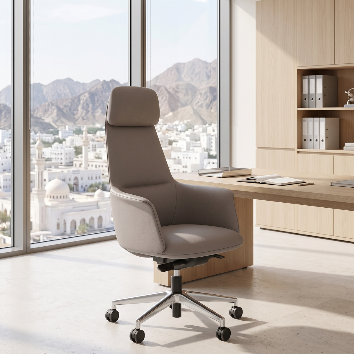 High Back Office Chair #EAM80SC in a Muscat office