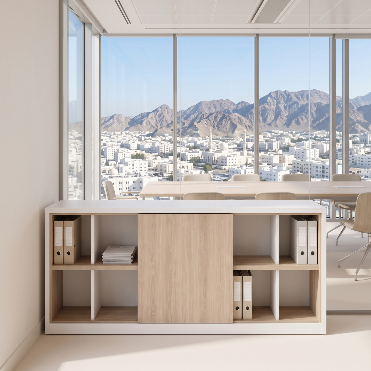 Filing Cabinet with Sliding Door, second room view