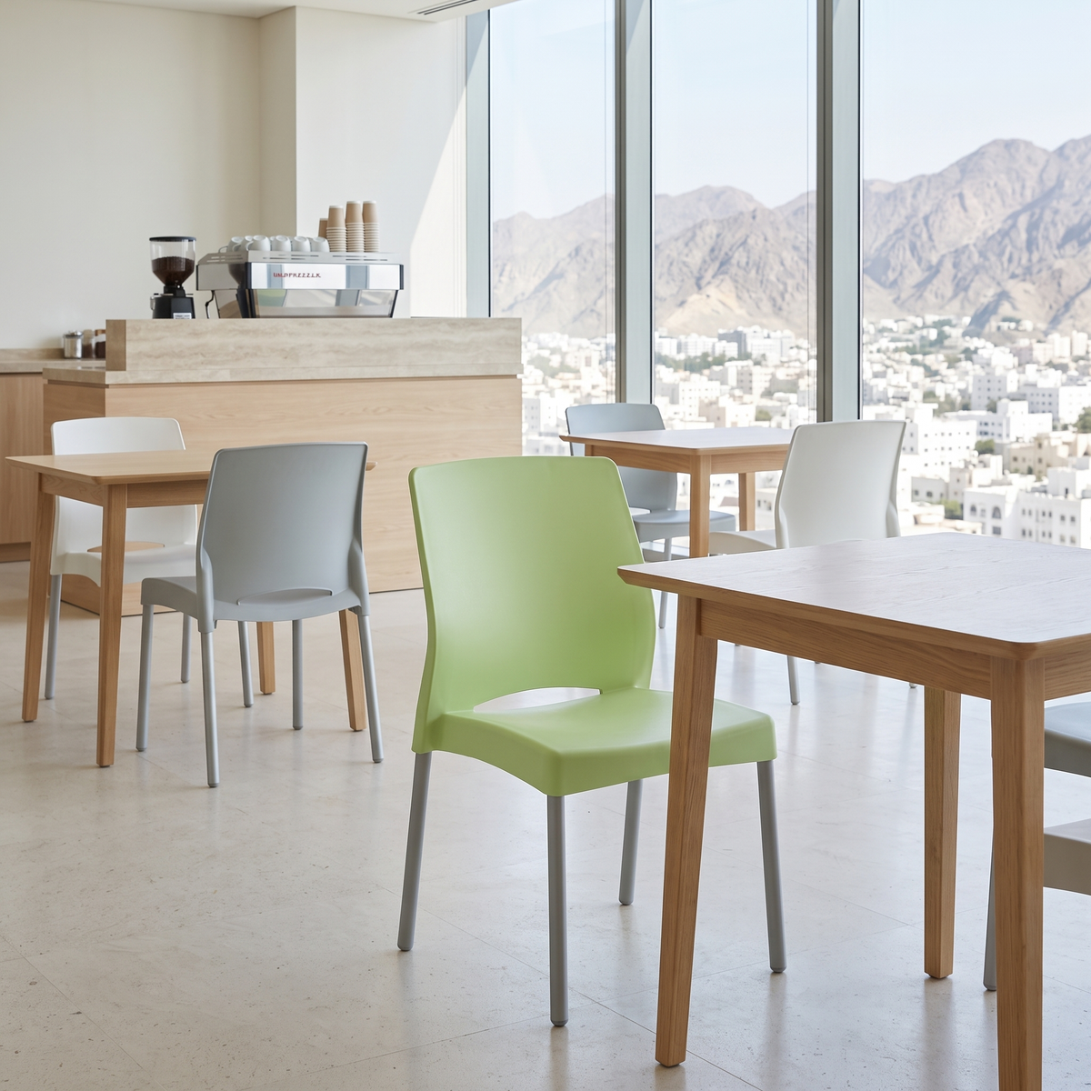 Pistachio Visitor Chair, second room view
