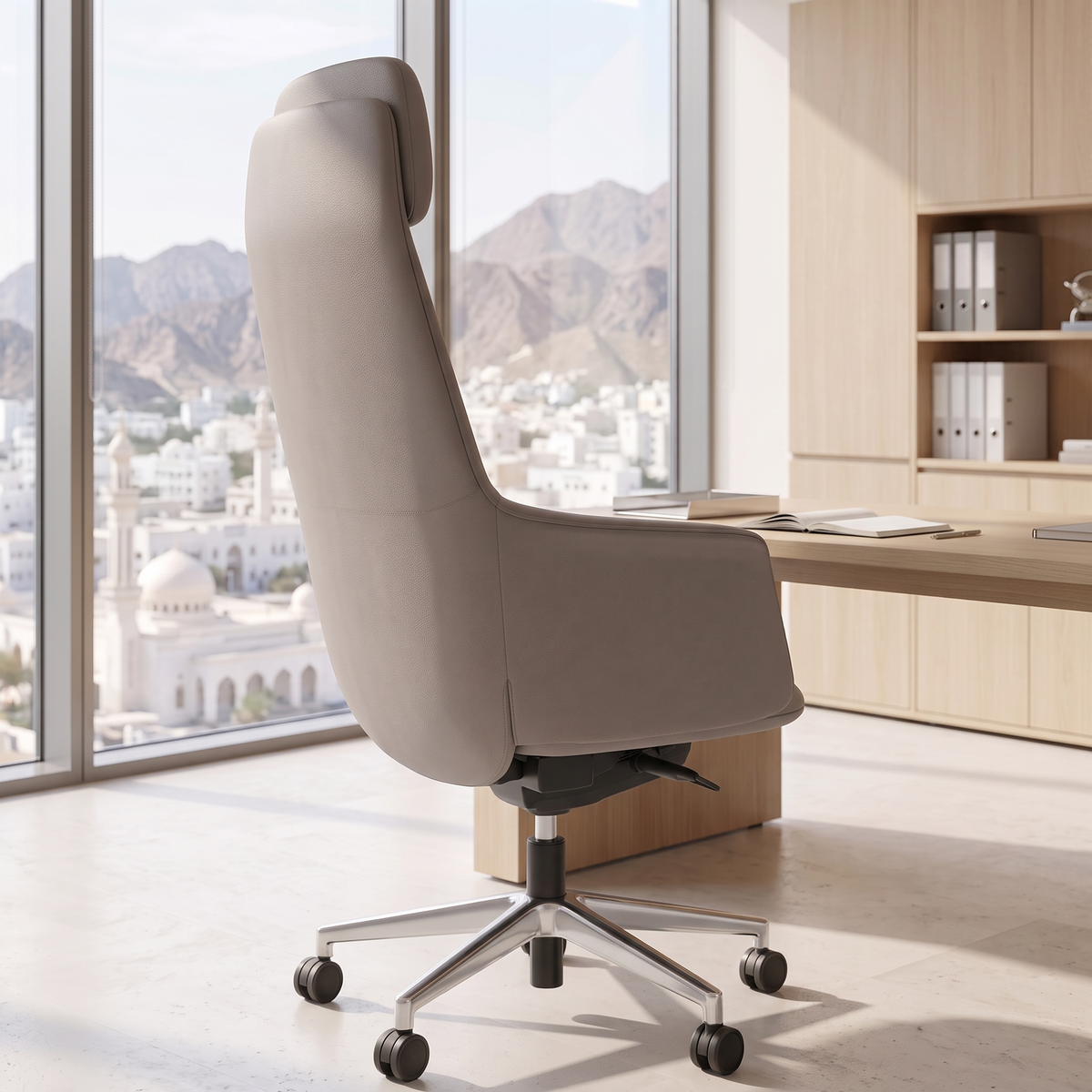 High Back Office Chair #EAM80SC, close view