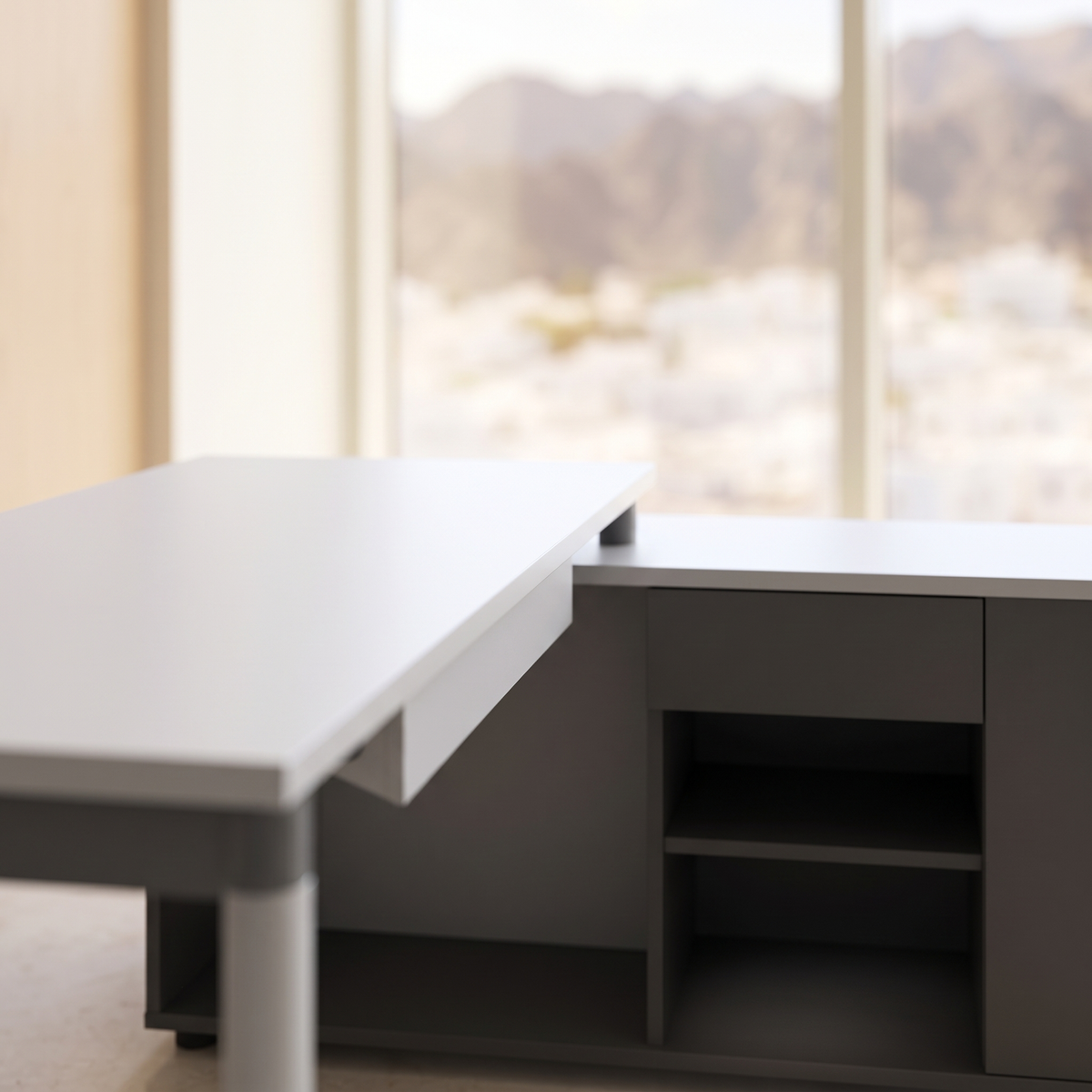 Office Desk #TD-NC16-R, close view