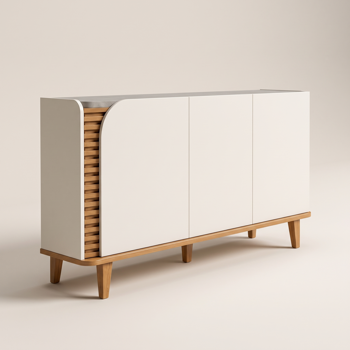 Jurere Freijo Buffet, studio three-quarter view
