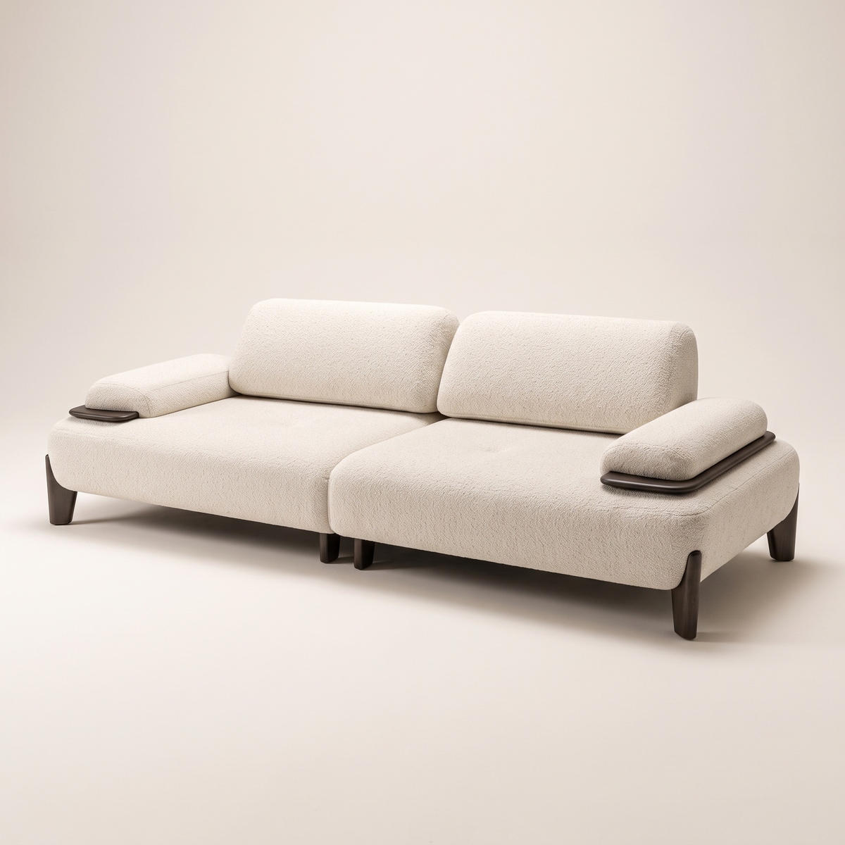 Rota Low Profile 3 Seater Sofa, full studio view