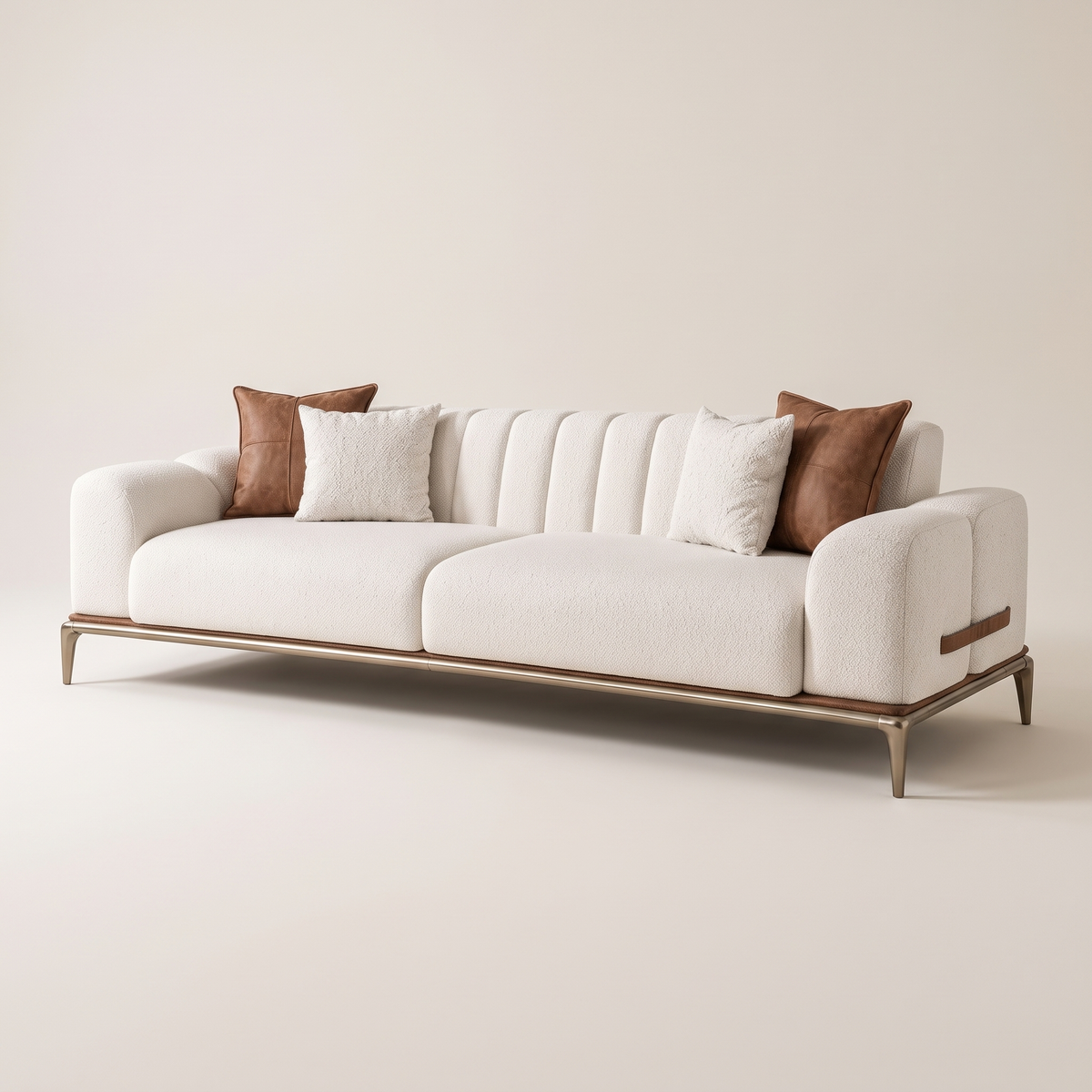 Stil 3 Seater Sofa, full studio view