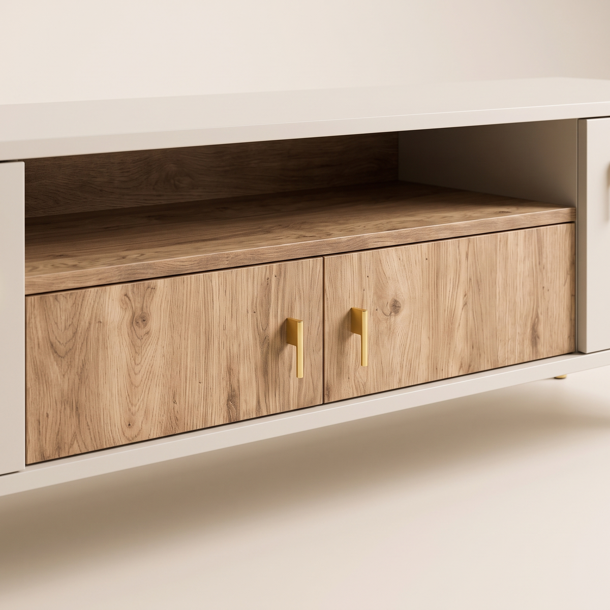 Beyza TV Stand, studio close-up of the detail