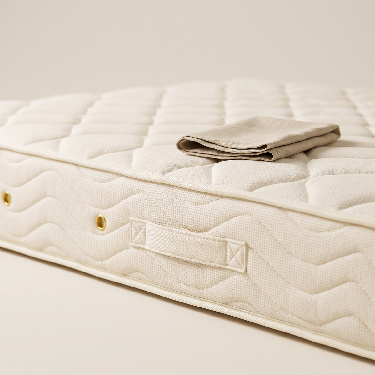 Raha Supreme Mattress 200x150, studio styled close-up