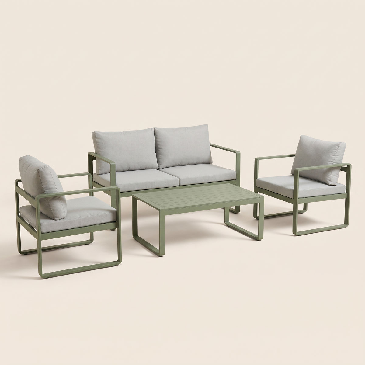 Mota Garden Sofa Set #D60039-4, studio view