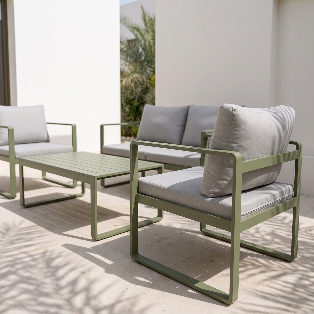 Mota Garden Sofa Set #D60039-4, close view