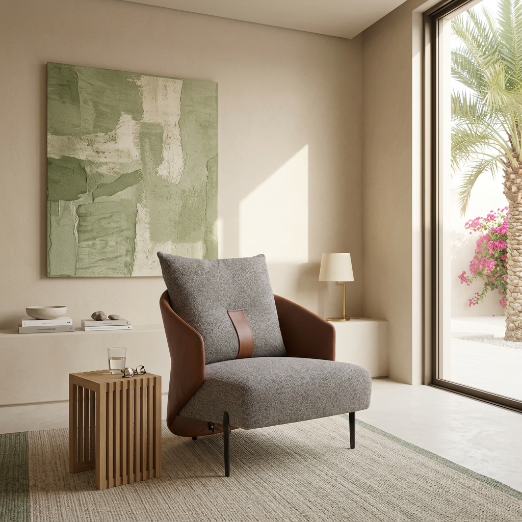 Two-Tone Lounge Chair #EC-380