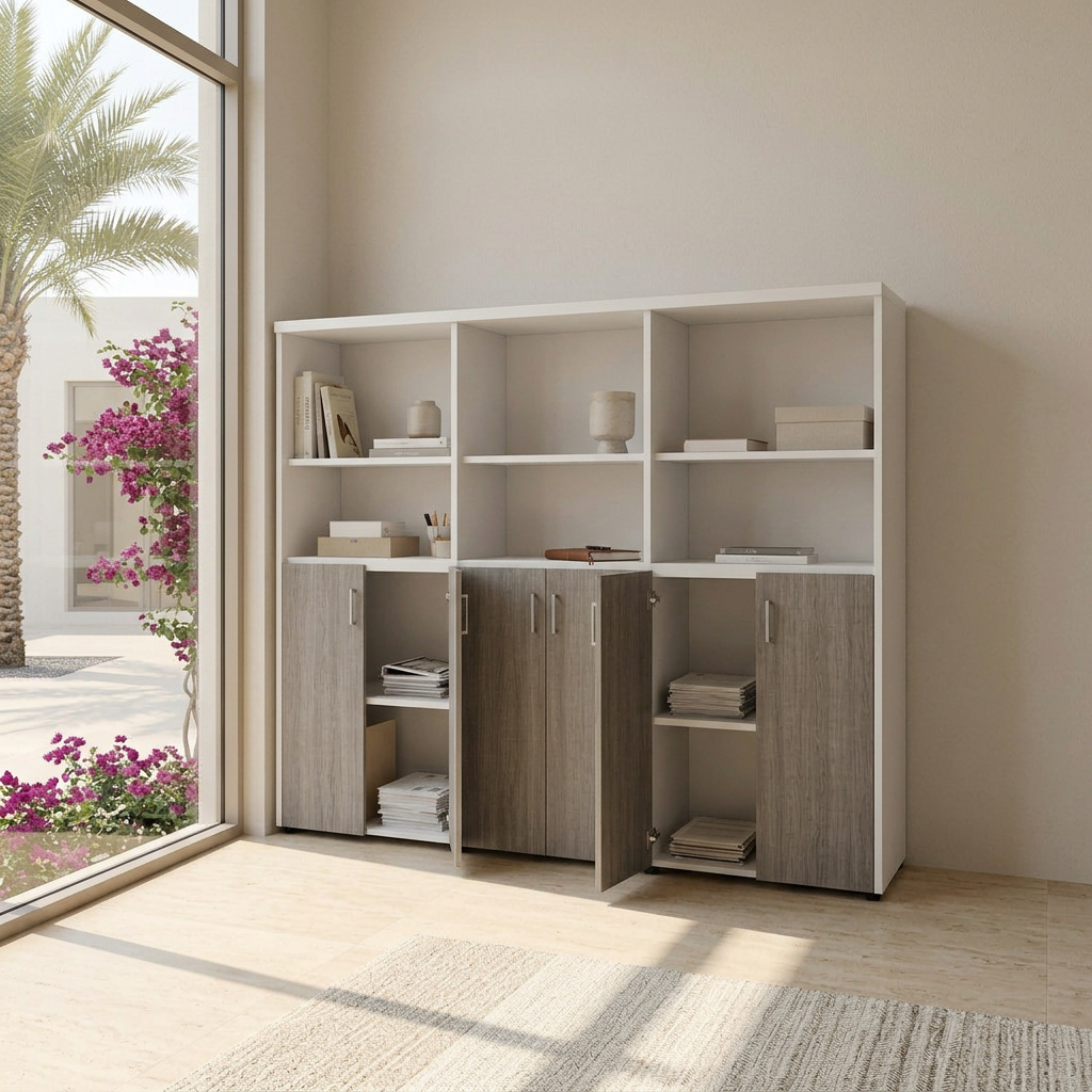 Executive Office Filing Cabinet with Shelves