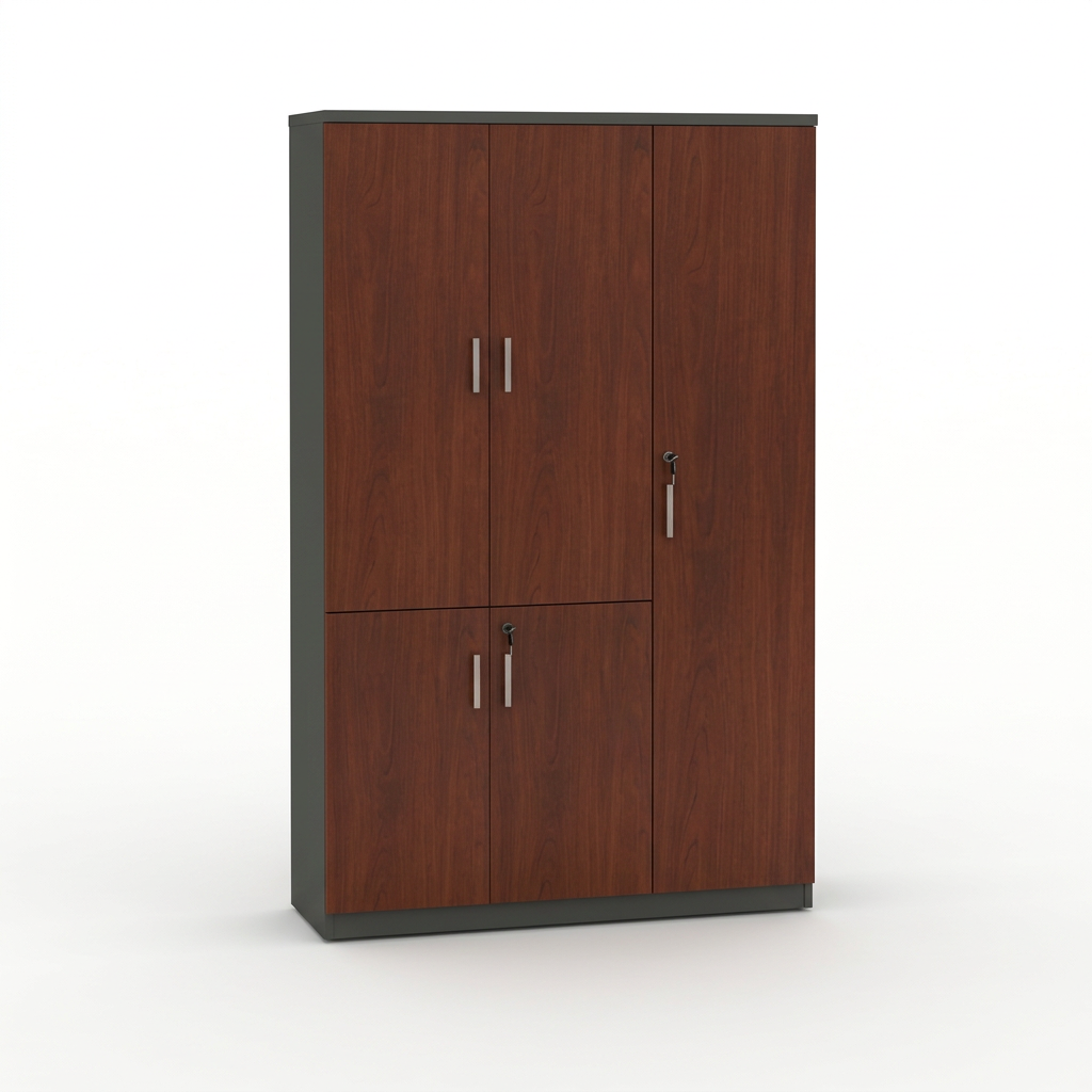 Light Oak Vertical Locking File Cabinet #HP-S0812-18
