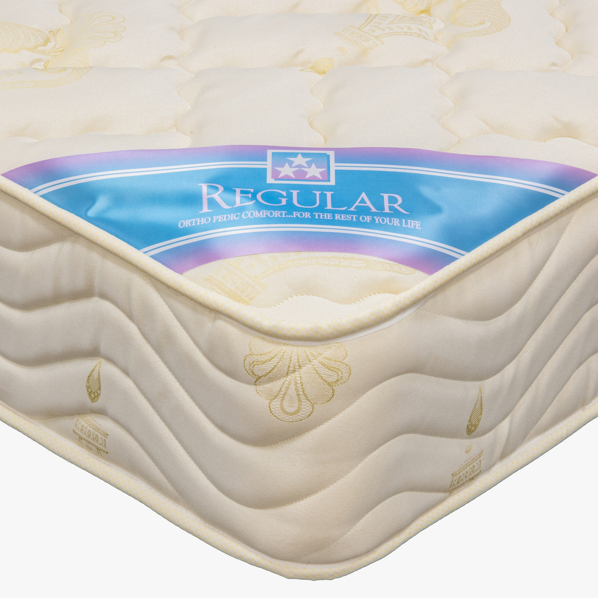 Raha Regular 3 Star Mattress, corner close-up
