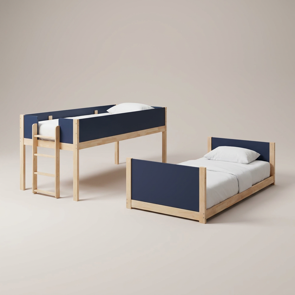 Twin Bunk Bed studio photograph