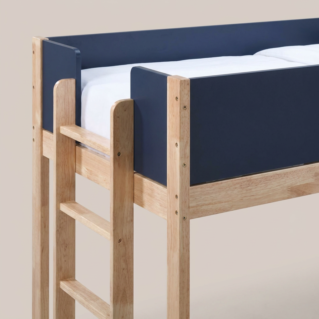 Ladder and post studio close-up