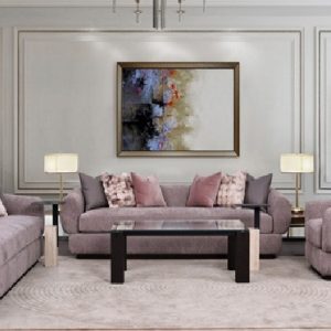 Blush Pink Living Room Set #XD-923
