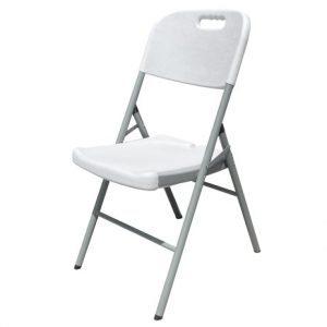 HP-53D White Folding Garden Chair