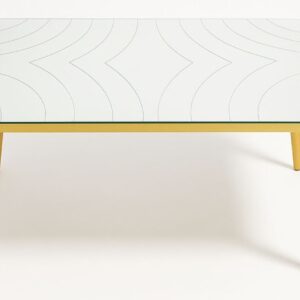 Gold Coffee Table #185-GEDIZ